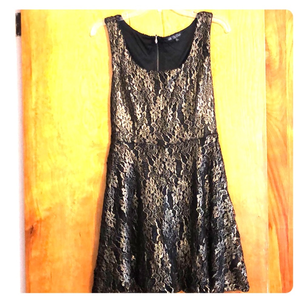 Black and Gold formal/holiday dress